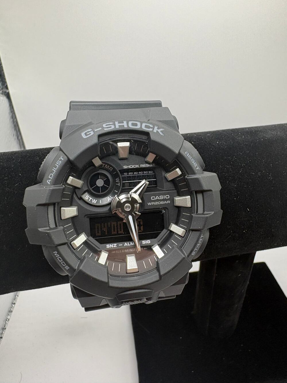 Casio G-Shock GA-700 Black Ana-Digi Sport Watch Men's